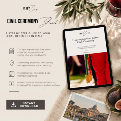 Civil Ceremony Guide (England & Wales)
